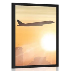 Plakat pot okoli sveta - 30x45 black