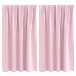 Zavjese za blackout s prstenovima 2 pcs Bebina roza