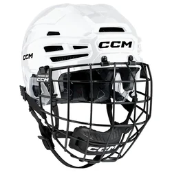 Hokejska čelada CCM Tacks 920 Combo White Senior M