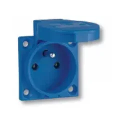 PCE VTIČNICA 1F 1X Z/U IP54 250V MODRA 1040-0b