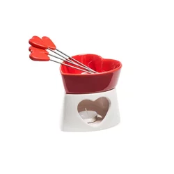 Set za čokoladni fondi Ljubavni, 10,5 x 11 x 11 cm