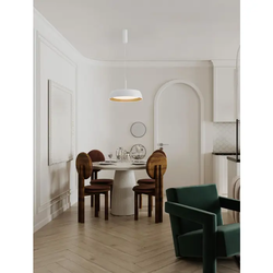 SIGI  VISILICA LED /3000K/40W/3111Lm/BIJELA & WOOD