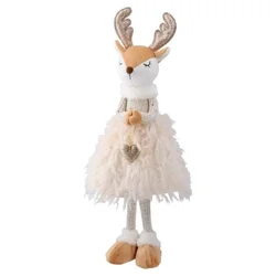 Festa silven novogodišnja dekoracija irvas zlatna 51cm ( 740083 )