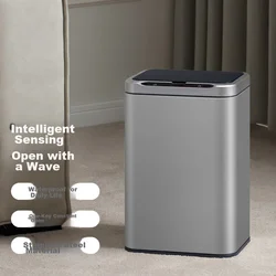 Kanta za otpatke, 13 L, Siva