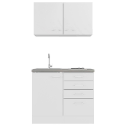 FlexWell Majhna Kuhinja Z Aparati Lucca, Bela