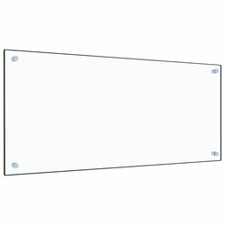 Kuhinjska zaštita od prskanja prozirna 90x40 cm kaljeno staklo
