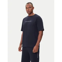 Tommy Hilfiger Majica UM0UM03685 Mornarsko modra Regular Fit