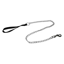 Povodac za pse metal 1m*3mm crni