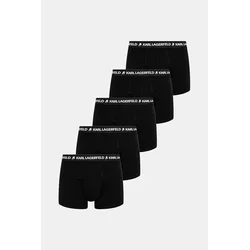 Boksarice Karl Lagerfeld 5-pack moške, črna barva, A1M47082