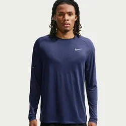 Nike M NK DFADV STRIDE LS TOP, muška majica za trčanje, plava HV2702