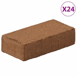 Blokovi od kokosovih vlakana 24 kom 650 g svaki 15,6 kg ukupno