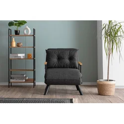 Atelier del Sofa Fotelja Sando 175x60?cm Tamnosiva