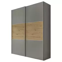 Ormar Sa Kliznim Vratima Includo 188/222/68 cm siva, hrast artisan