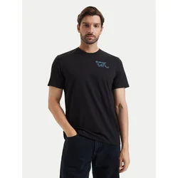 Calvin Klein Jeans Majica LV04RH819G Črna Regular Fit