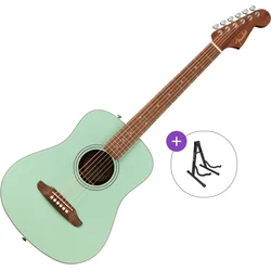 Fender California Standard Redondo Mini Basic SET Surf Green Akustična kitara