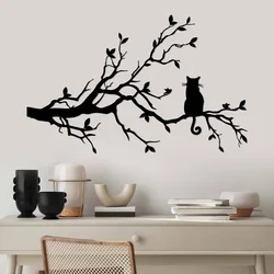 Wallity Zidna dekoracija Cat 12, 80x50 cm, 1.5 mm, Crna