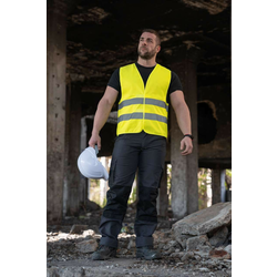 KXX217 BASIC SAFETY VEST FOR PRINT KARLSRUHE - 2 VELCRO