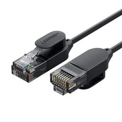 Ugreen nw122 cat6a mrežni kabl od čistog bakra 0.5m (crni) ( 70331 )