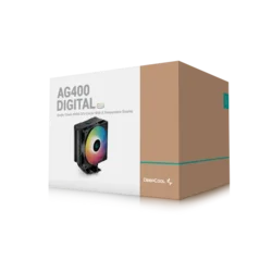 DeepCool AG400 Digital Kuler za procesor sa displejem, 120mm, 2100rpm, Crni