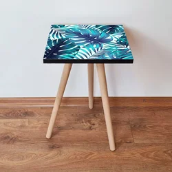 Hanah Home Klub sto Shp165, 35x42x35 cm, Tirkizni