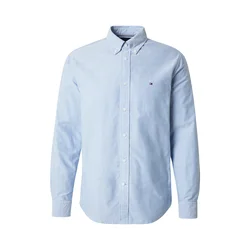 Tommy Hilfiger Srajca Solid Heritage MW0MW35774 Modra Regular Fit