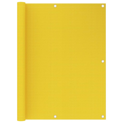 vidaXL Balkonsko platno rumeno 120x300 cm HDPE