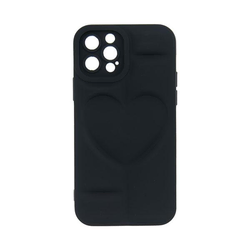 Maska za telefon MATTE HEART za Iphone 12 Pro, Crna