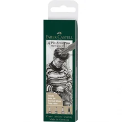 Faber Castell Pitt Artist Pen India ink pen 1/4 warm grey IV