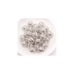 Filigranske lopte 6 mm boja srebra