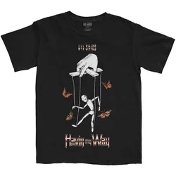 Lil Skies Butterfly Puppet Black L Majica