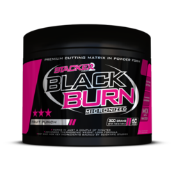 Stacker Black Burn Micronized 300 g voćni punč