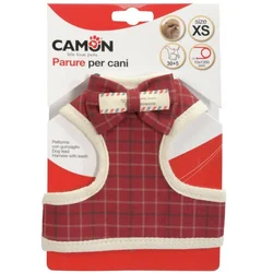 DC0025 Set prsnik i povodac s mašnicom “Scottish red”