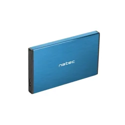 RHINO GO, HDD/SSD External Enclosure 2.5``, SATA III, USB3.0, Aluminium, Blue