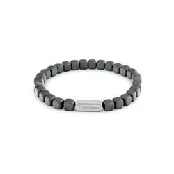 Calvin Klein Zapestnica MODERN SQUARE grafit/srebrna