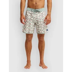 Quiksilver Surfsilk Scallop 18 kopalne hlače bone white nature tile
