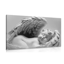 Slika mali angelček v črnobeli izvedbi - 30x20