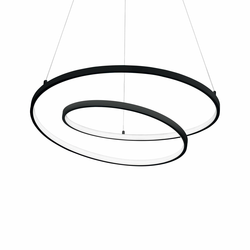 Ideal Lux - LED luster na sajli OZ LED/52W/230V prečnik 80 cm CRI 90 crna