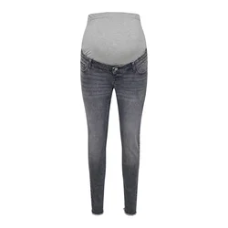 Only Maternity Kavbojke OLMBLUSH siv denim
