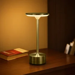 LED punjiva dodirna stona lampa TAVOLO LED/2,5W/5V 2400 mAh 3000-6000K zlatna