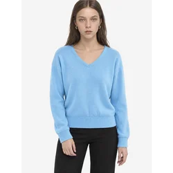 Busem Pulover Pullover cijansko modra