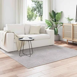 Tepisi za područja LUGO Krem i Siva 200 x 200 cm Poliester