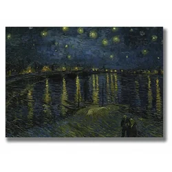 Wallity 70100VANGOGH026 Dekorativna slika, 70x100cm