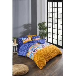 Hanah home Komplet posteljine Doodle, 160x220cm,100x200cm, Šarena