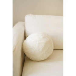 Aberto Design Ukrasni jastuk Pelus Top, 25x25x25 cm, Krem