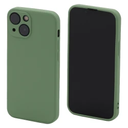 FixPremium - Gumiran ovitek za iPhone 14 Plus, zelen