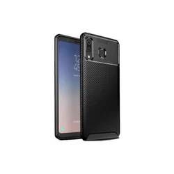 MCTK74-IPHONE 14 Plus Futrola Carbon Fiber Silicone 279, Crna