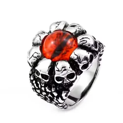 Prstan Bloody Dragons Eye - SS8-608R Red