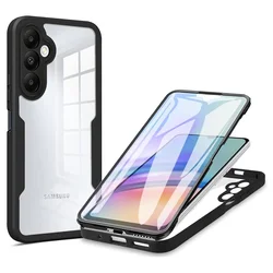 Techsuit – ColorVerse 360 Series obostrana zaštitna maska za Samsung Galaxy A25 5G – crna
