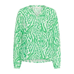Kaffe Bluza Mathilde zelena/bela
