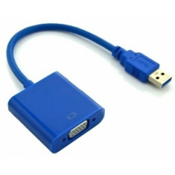 E-GREEN adapter usb 3.0 tip (m) - vga (f) plavi OST03586